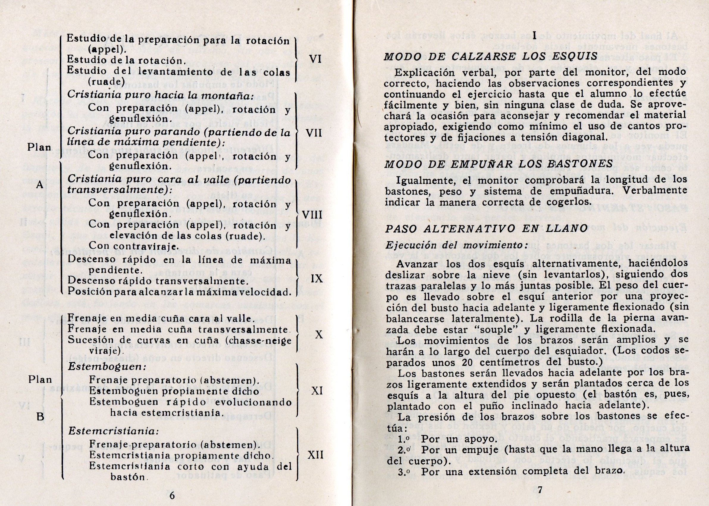 Escuela de esquí la Molina : Teoría del plan de enseñanza - Miniatura 4